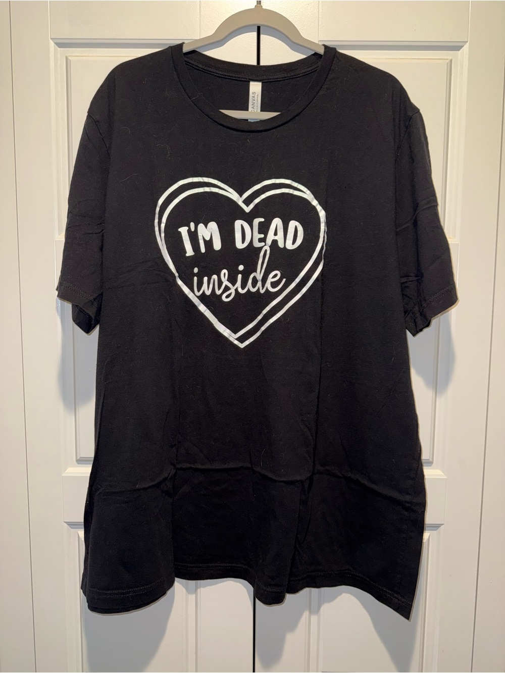 Black Graphic Tee "I'm Dead Inside"